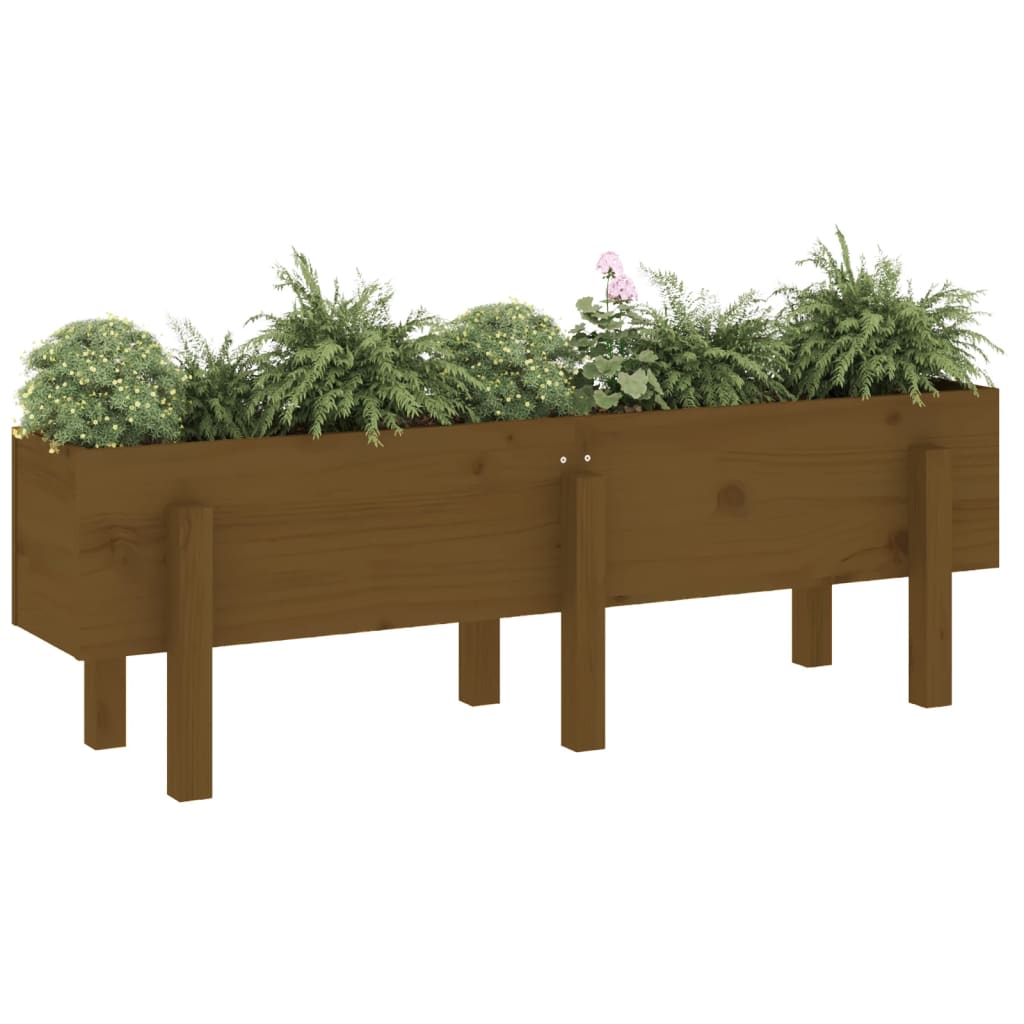 Vidaxl Planter surélevé 121x30x38 cm