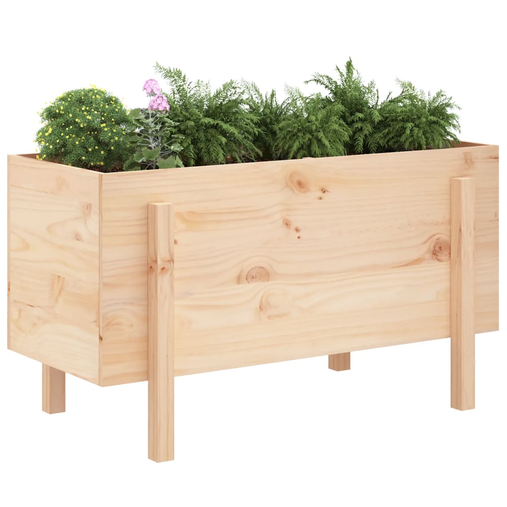 Vidaxx jardinière surélevée 101x50x57 cm en bois de pin massif