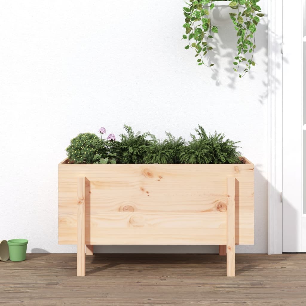 Vidaxx jardinière surélevée 101x50x57 cm en bois de pin massif