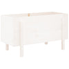 Vidaxl Planter surélevé 101x50x57 cm en pin massif blanc