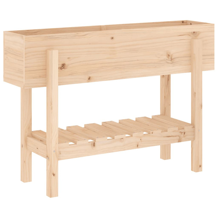 VidaXL jardinière surélevée 101x30x69 cm en bois de pin massif