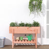 Vidaxl Planter élevé 101x30x69 cm Douglashout solide