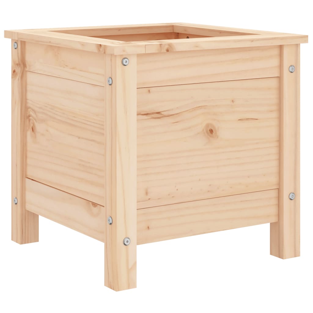 Boîte de planification Vidaxl 40x40x39 cm Pine solide