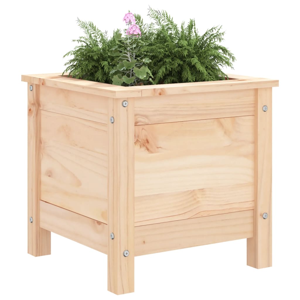 Boîte de planification Vidaxl 40x40x39 cm Pine solide
