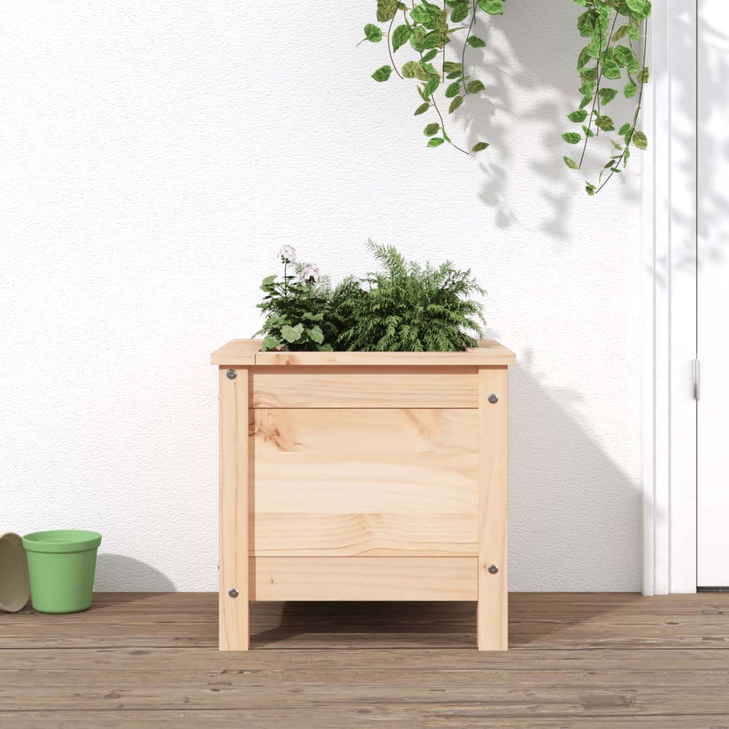 Boîte de planification Vidaxl 40x40x39 cm Pine solide