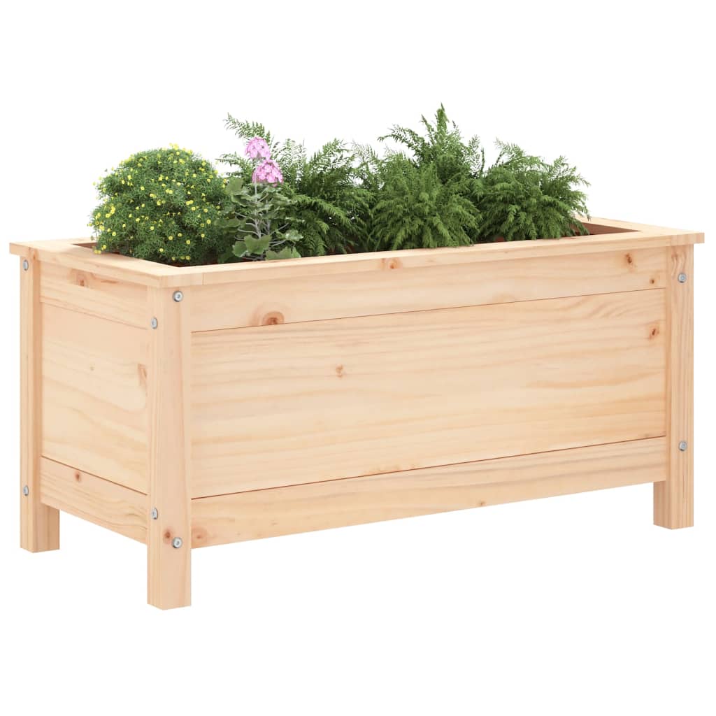 Jardinière Vidaxx 82,5x40x39 cm bois de pin massif