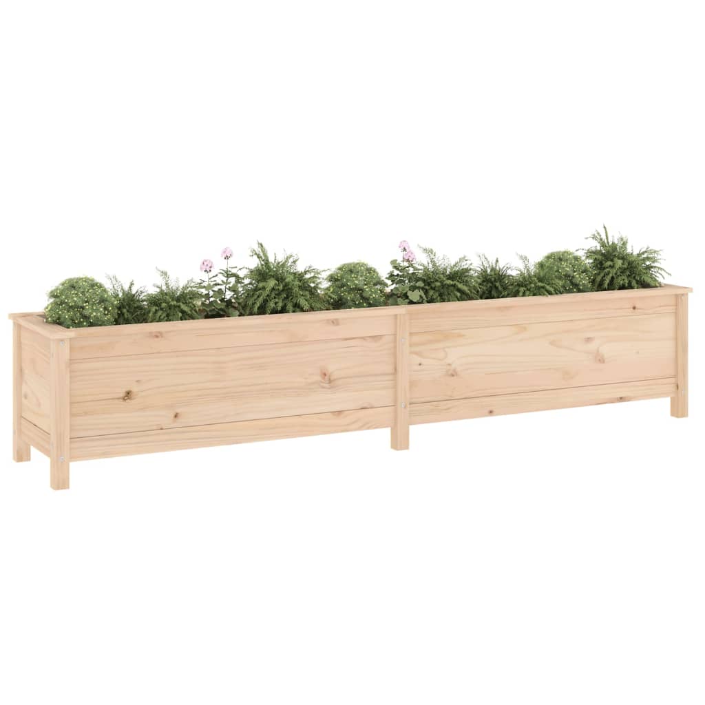 Vidaxx jardinière surélevée 199,5x40x39 cm en bois de pin massif