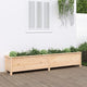 Vidaxx jardinière surélevée 199,5x40x39 cm en bois de pin massif