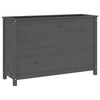Vidaxl Planter élevé 119.5x40x78 cm en pin solide gris