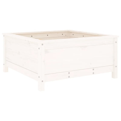 Vidaxl Planning Box 82.5x82.5x39 cm Pine solide blanc