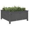 Boîte de planification Vidaxl 82.5x82.5x39 cm Green en pin massif