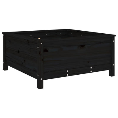 Vidaxl Planning Box 82.5x82.5x39 cm Pine solide noir