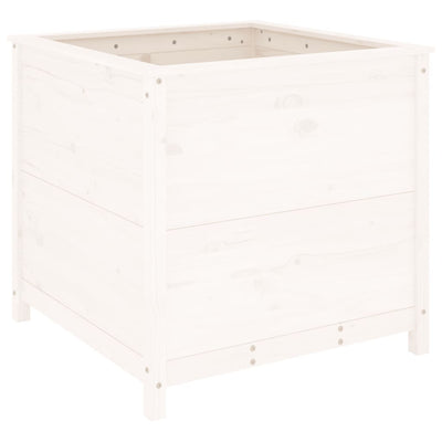 Vidaxl Planning Box 82.5x82.5x78 cm Pine solide blanc