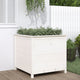 Vidaxl Planning Box 82.5x82.5x78 cm Pine solide blanc