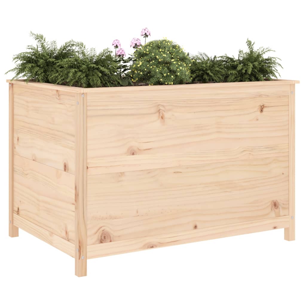 Vidaxl Planter a augmenté 119.5x82.5x78 cm Pine solide