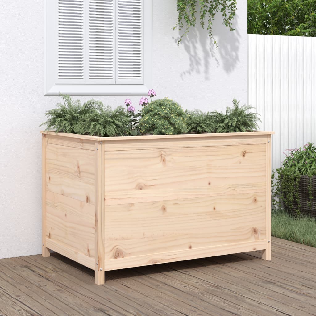 Vidaxl Planter a augmenté 119.5x82.5x78 cm Pine solide