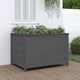 Vidaxl Planter surélevé 119.5x82.5x78 cm Gris gris de pin massif