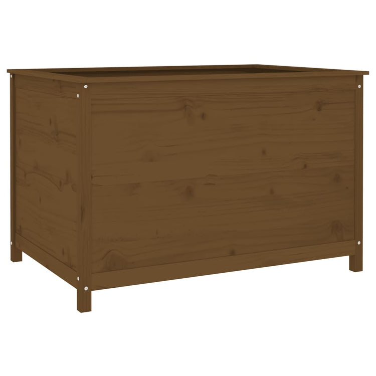Vidaxl Planter élevé 119.5x82.5x78 cm en pin solide brun miel