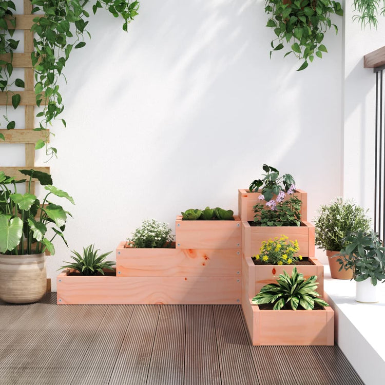 Vidaxx jardinière 4 couches 80,5x79x36 cm bois de Douglas massif
