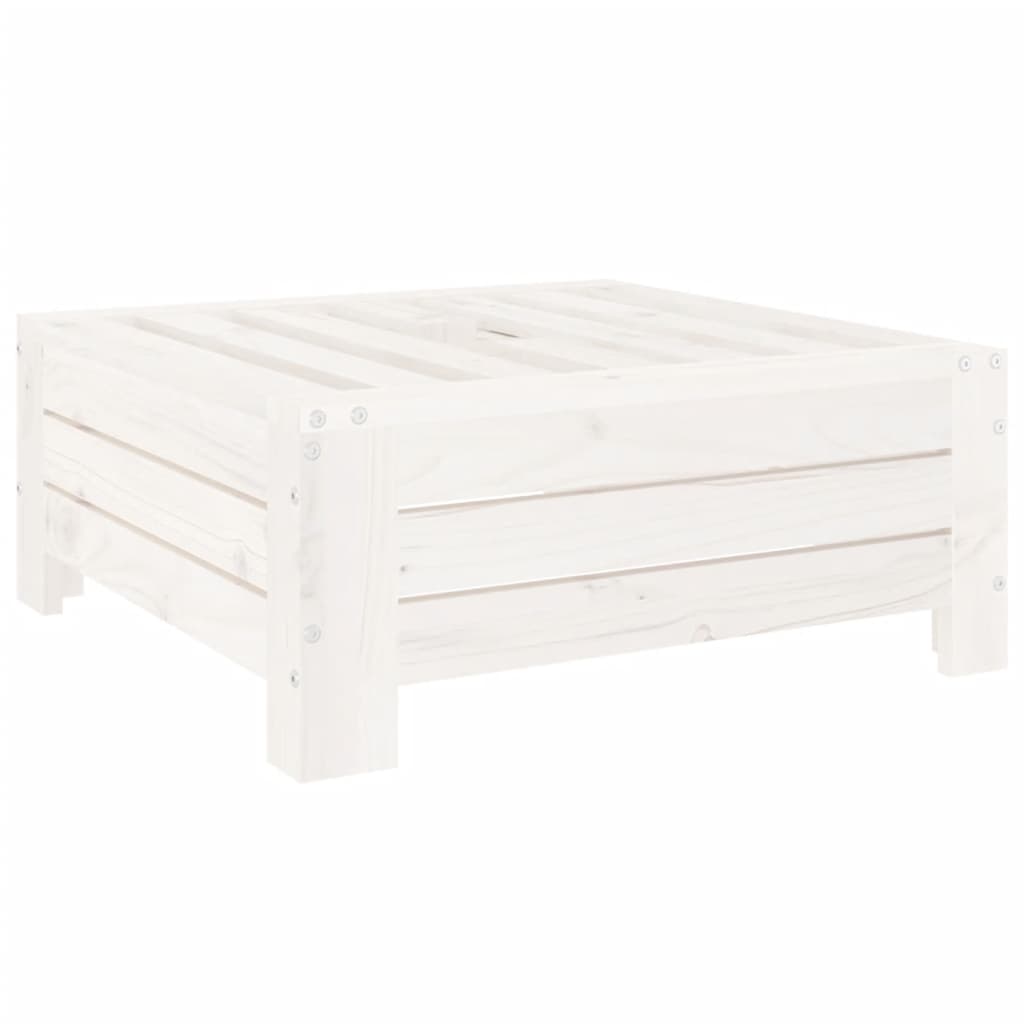 Vidaxl Parasol Fotation de pin massif blanc