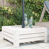 Vidaxl Parasol Fotation de pin massif blanc - afbeelding 1