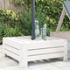 Vidaxl Parasol Fotation de pin massif blanc
