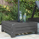 Vidaxl Parasol Fotation de pin massif gris
