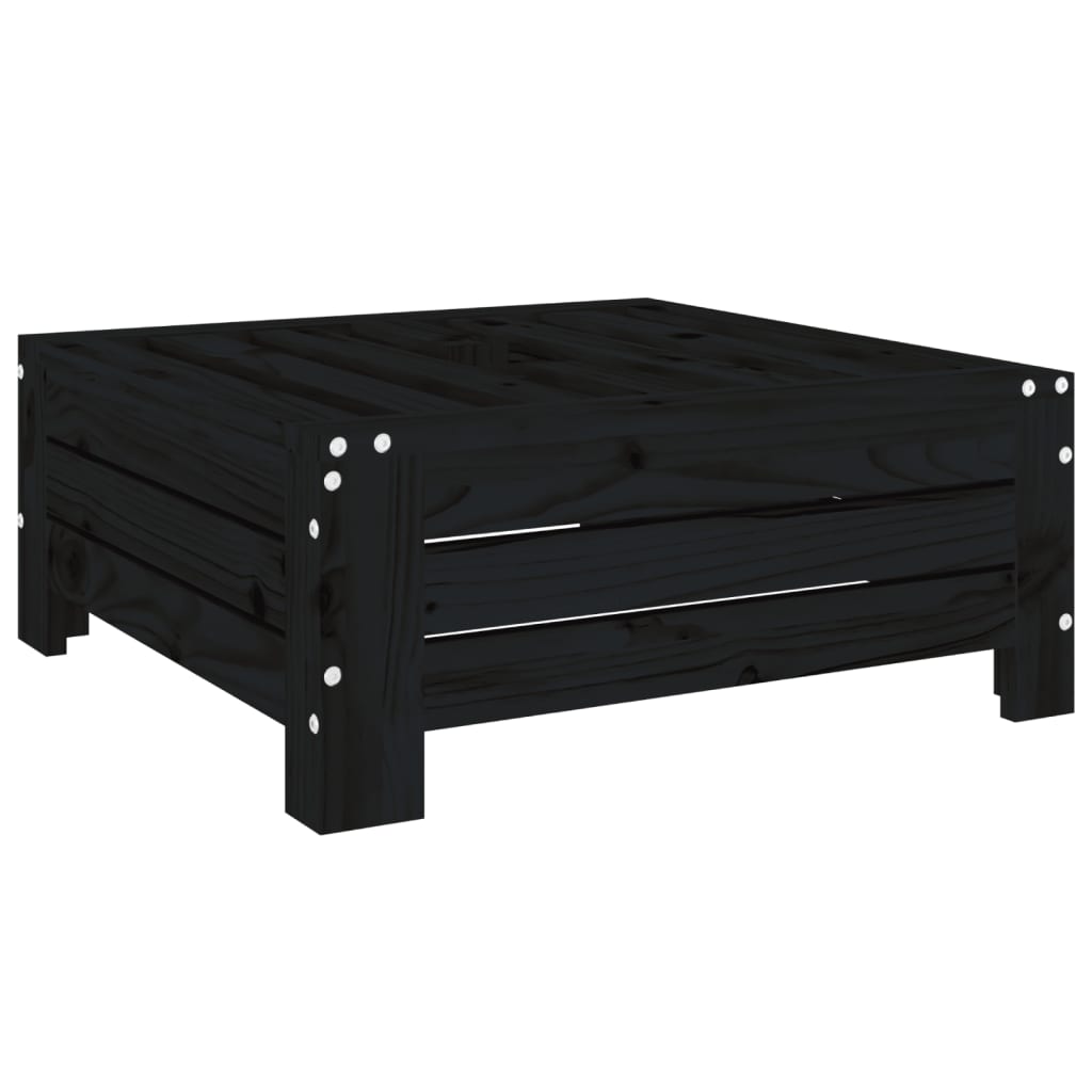 Vidaxl Parasol Fotant Pine Solid Black