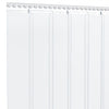 Rideau de porte vidaxl 300x2,6 mm 10 m PVC transparent