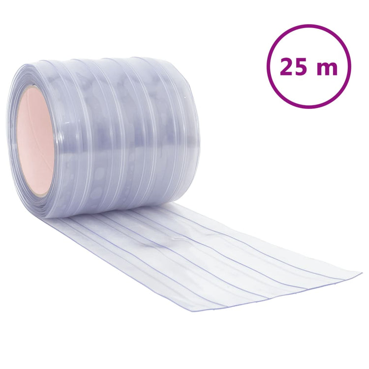 Vidaxl deurboordijn 200x1,6 mm 25 m PVC transparent