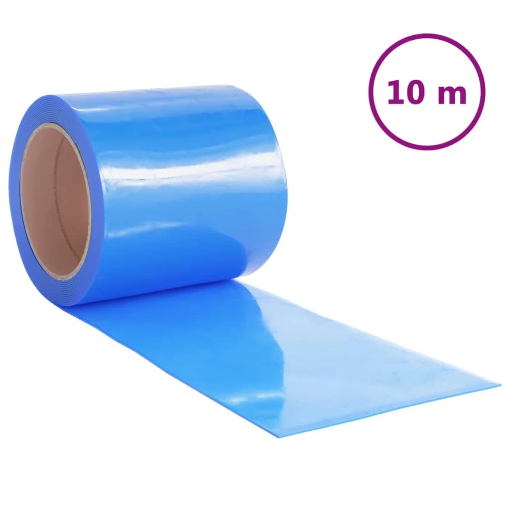 Vidaxl deurboordijn 200x1,6 mm 10 m PVC bleu