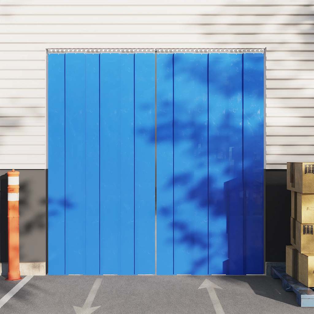 Vidaxl deurboordijn 200x1,6 mm 10 m PVC bleu