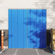 Rideau de porte vidaxl 300x2,6 mm 10 m PVC bleu