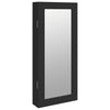 Vidaxl Jewelry Armoire avec mur de miroir - 30x8,5x67 cm noir