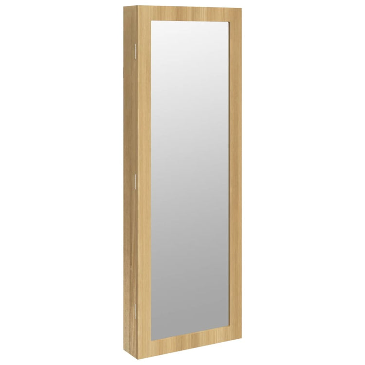Vidaxl Jewelry Armoire avec mur de miroir - Moule 37.5x10x106 cm