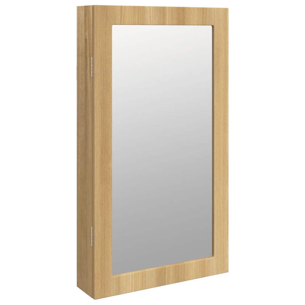 Vidaxl Jewelry Armoire avec miroir et mur à LED -Mount