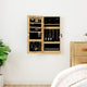 Vidaxl Jewelry Armoire avec miroir et mur à LED -Mount