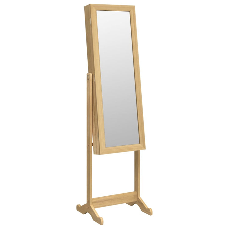 Vidaxl Jewelry Armoire avec miroir et éclairage LED autoportant