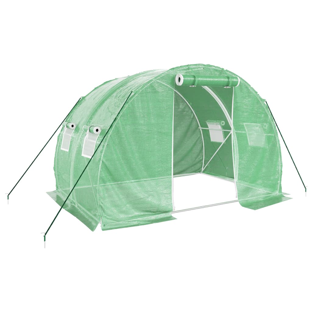 Vidaxl tuinkas avec cadre en acier 6 m² 3x2x2 m