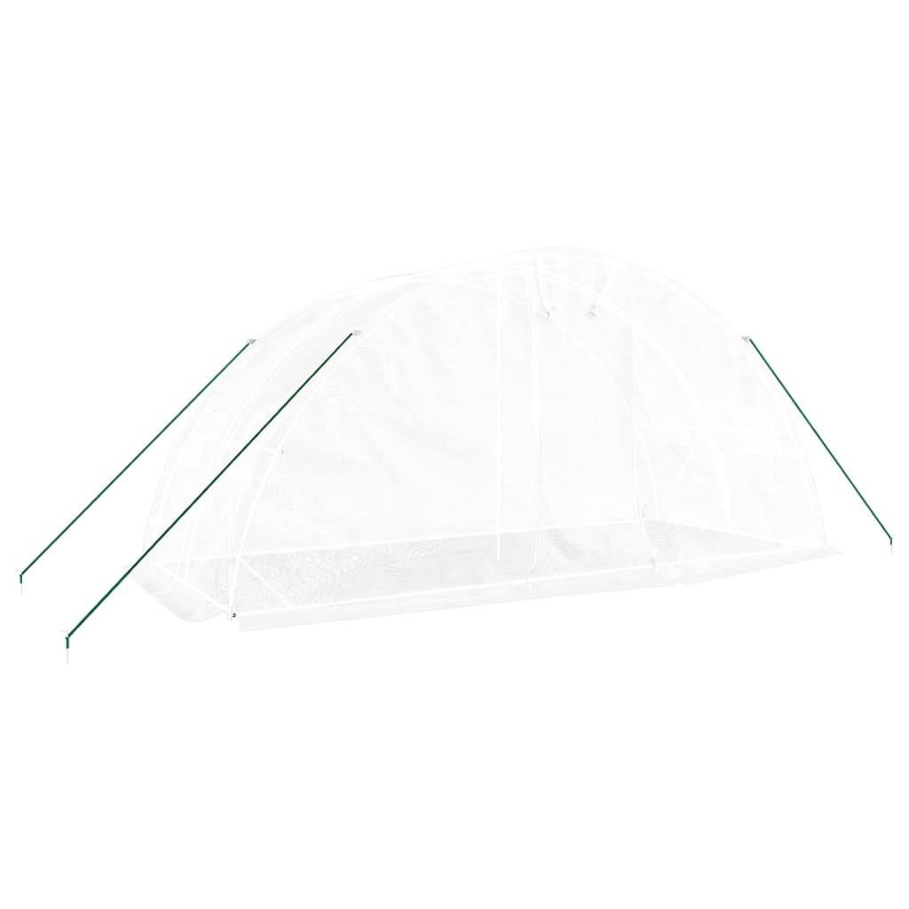Vidaxl tuinkas avec cadre en acier 10 m² 5x2x2,3 m