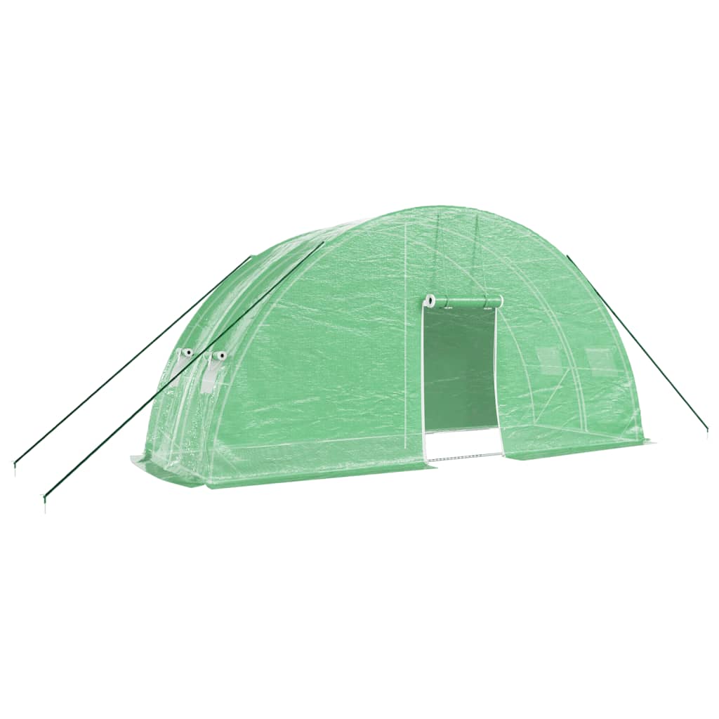 Vidaxl tuinkas avec cadre en acier 12 m² 6x2x2,85 m
