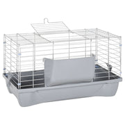 Vidaxl Animal Loft Petit animaux 58x32x31 cm Polypropène et gris métallique - afbeelding 2