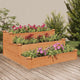 Vidaxl Planter surélevé 120x120x56 cm en pin massif brun