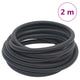 Vidaxl Air tuyau hybride 0,6 '' 2 m caoutchouc et pvc noir