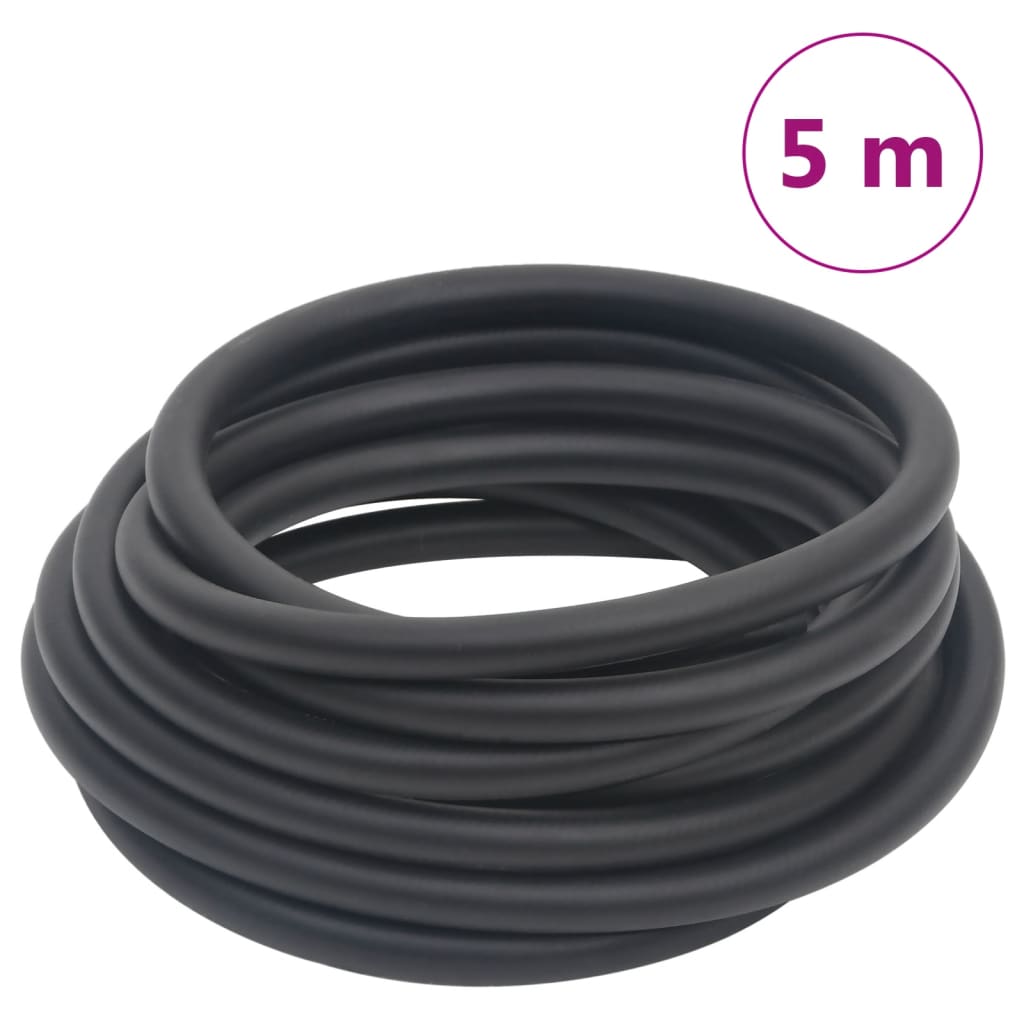 Vidaxl Air tuyau hybride 0,6 '' 5 m caoutchouc et pvc noir