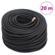 Vidaxl Air tuyau hybride 0,6 '' 20 m caoutchouc et PVC noir