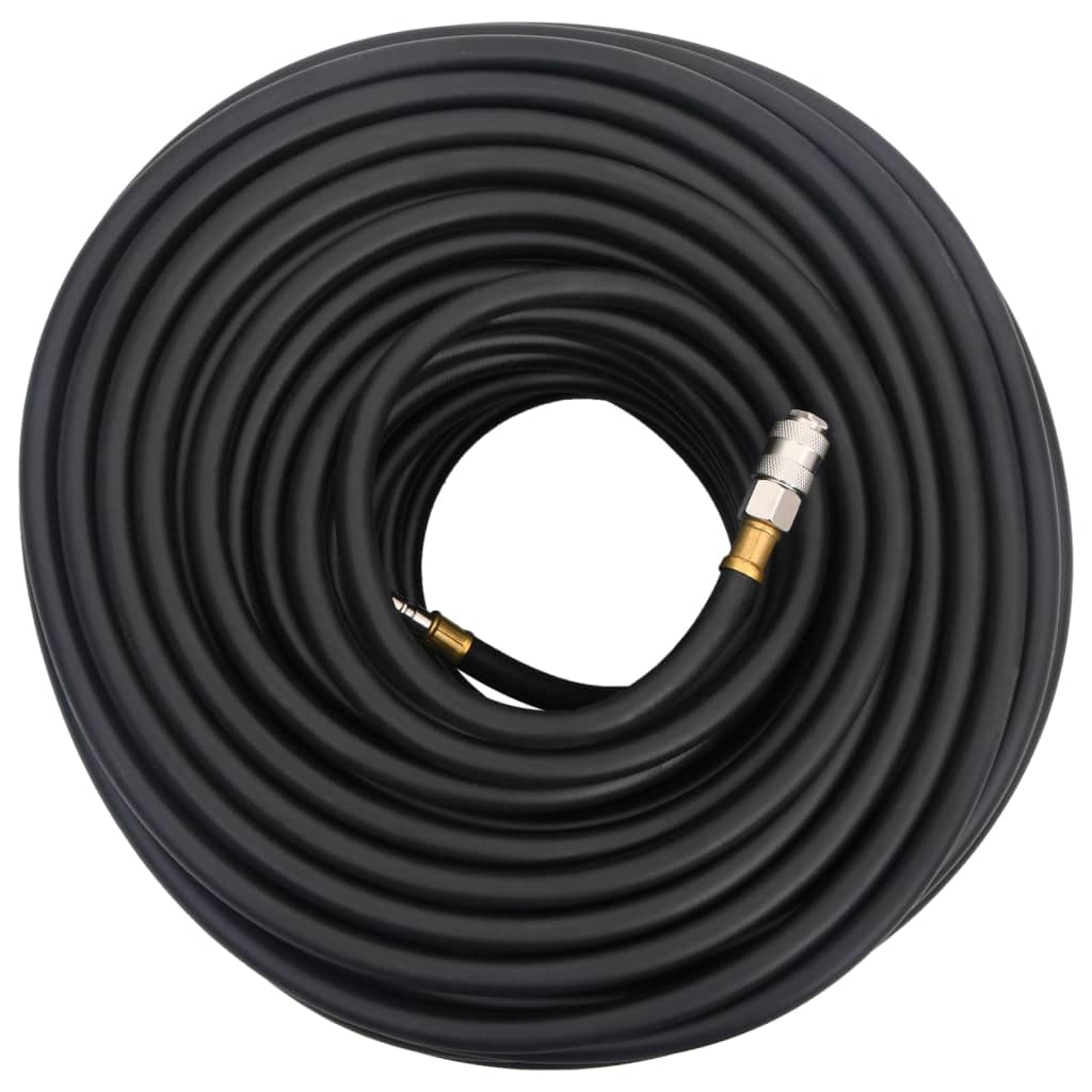 Vidaxl Air tuyau hybride 0,6 '' 20 m caoutchouc et PVC noir