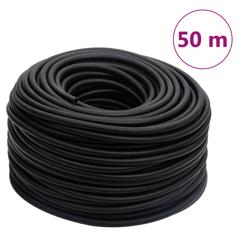 Vidaxl Air tuyau hybride 0,6 '' 50 m caoutchouc et pvc noir