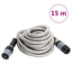 Vidaxl Garden Tapis avec tête de pulvérisation 0,6 '' 15 m Couleur en argent en acier inoxydable