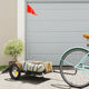 Vidaxl Bicycle Trailer 122x53x28 cm de fer noir